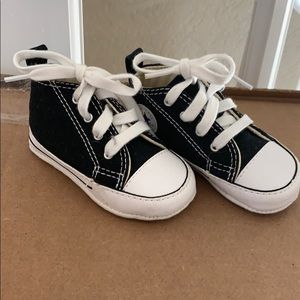 Baby Converse Size 3 Black.